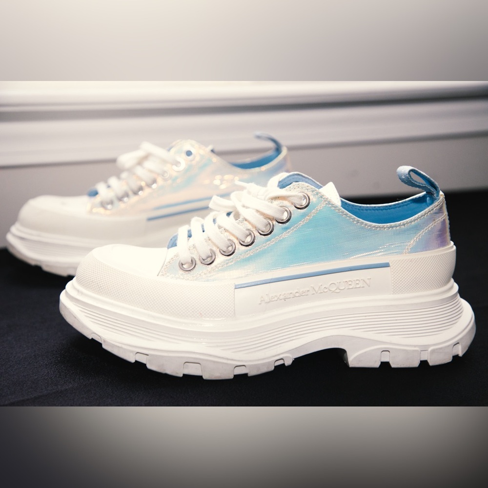Alexander McQueen canvas chunky sneakers